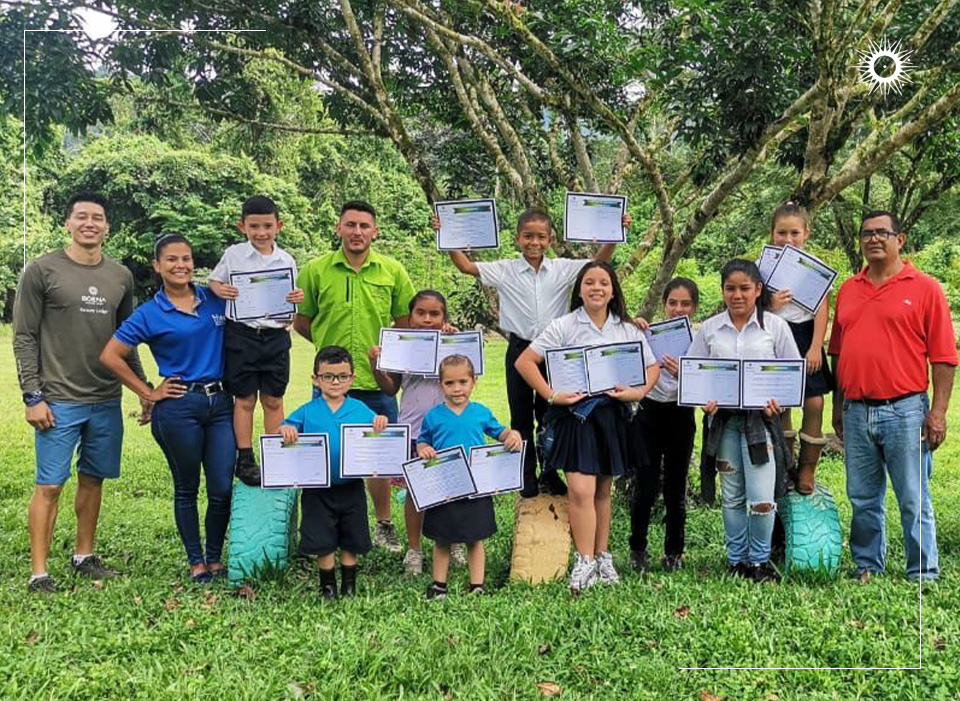 Böëna  Lodges resumes 
Environmental Education classes in schools