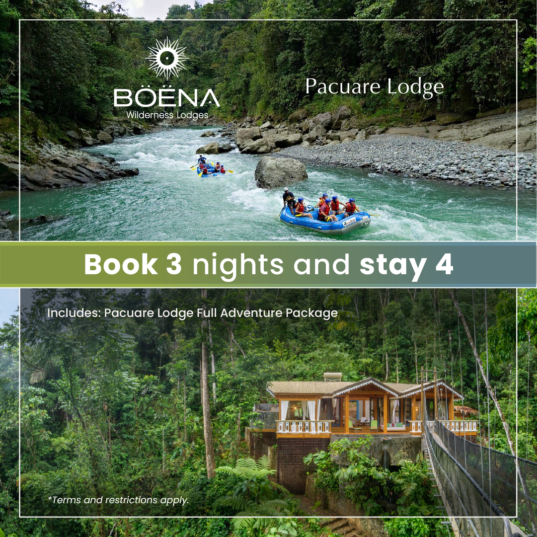 Pacuare Lodge Special Promotion