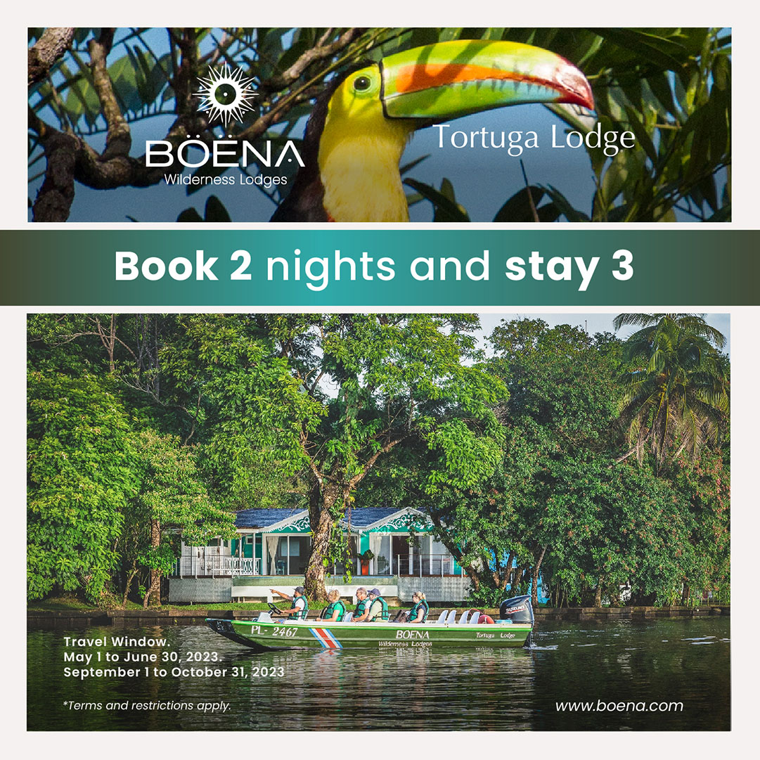 Tortuga Lodge, Special Promotion